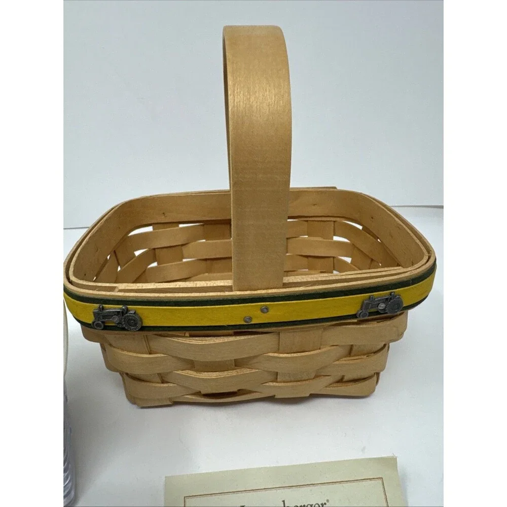 John Deere Tractor Longaberger Basket Liner Serving Solutions Protector Tea 2006